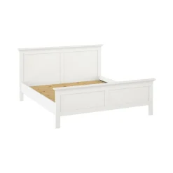 Letti Piazza E Mezza|Letti Piazza E Mezza > Dmora Letto piazza e mezza Faxai, 179x211 h110 cm, Bianco