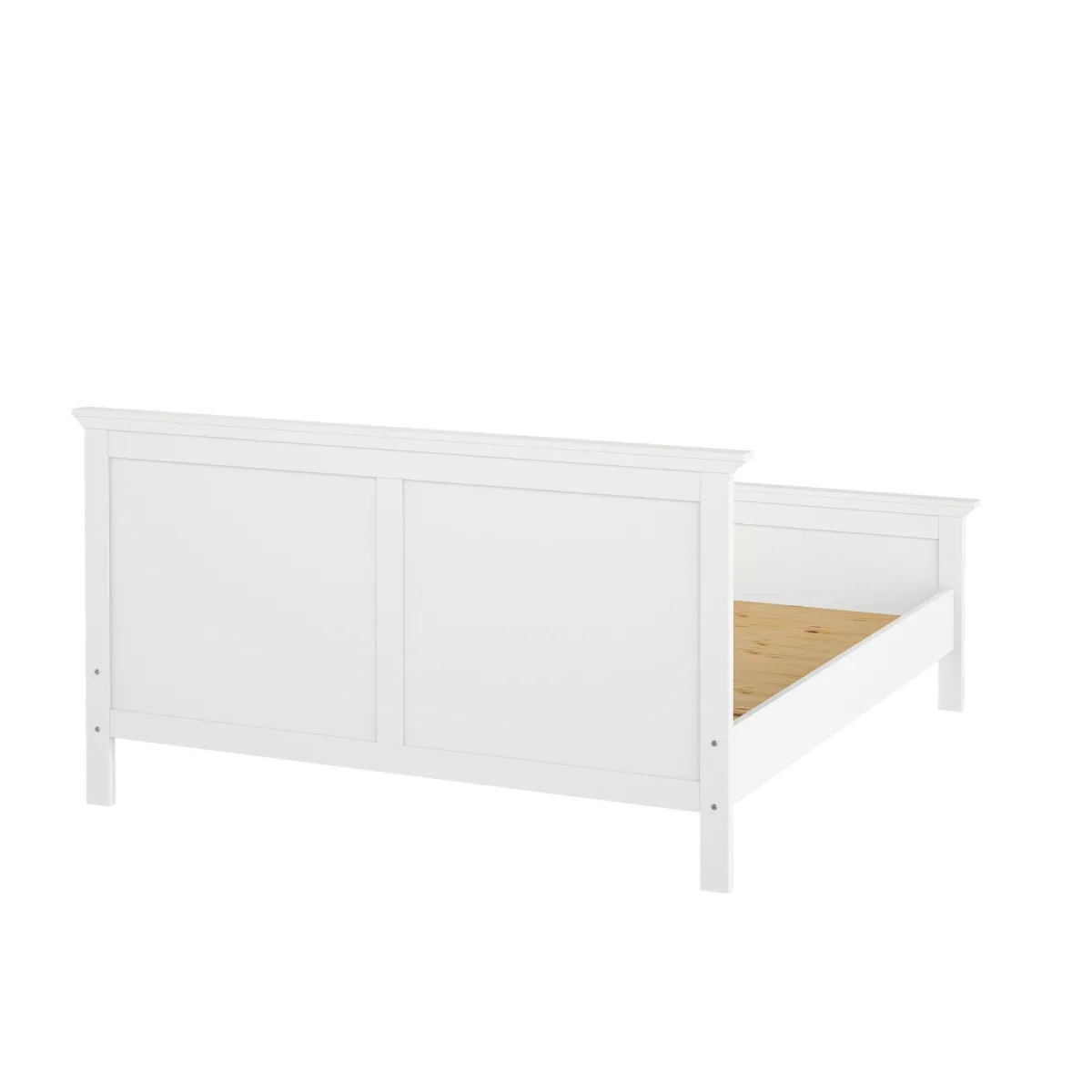 Letti Piazza E Mezza|Letti Piazza E Mezza > Dmora Letto piazza e mezza Faxai, 179x211 h110 cm, Bianco