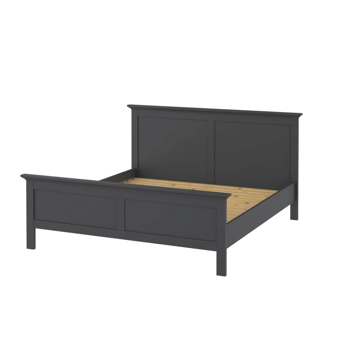 Letto piazza e mezza Faxai, 179x211 h110 cm, Grigio