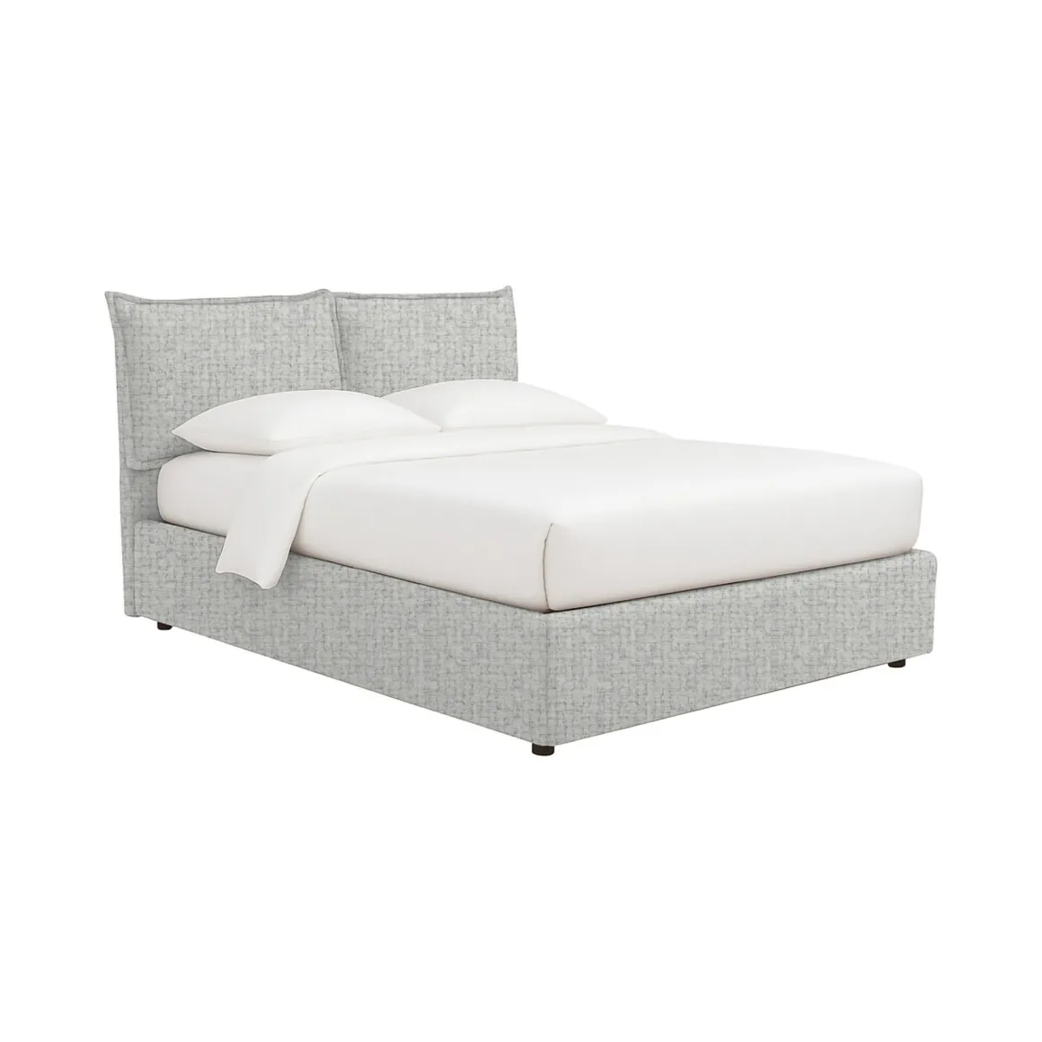 Letti Piazza E Mezza|Letti Piazza E Mezza > Dmora Letto Piazza e Mezza Sfoderabile Contenitore, Dimensione Materasso 120x190 cm - Rodero Grigio Chiaro