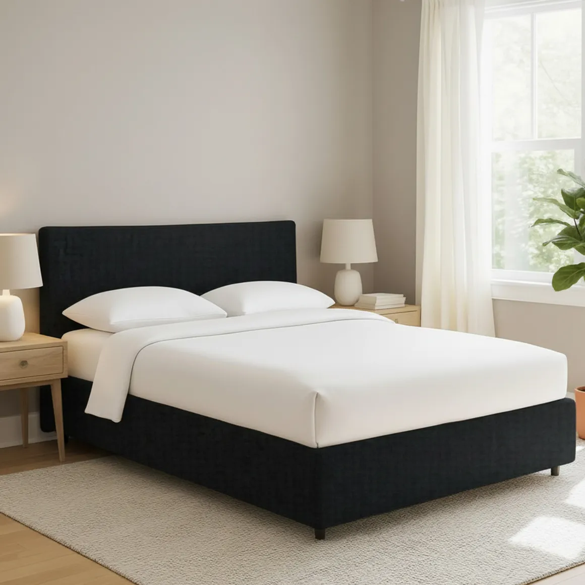 Letto Piazza e Mezza Grigio Scuro Sfoderabile Contenitore, Dimensione Materasso 120x200 cm - Silandro
