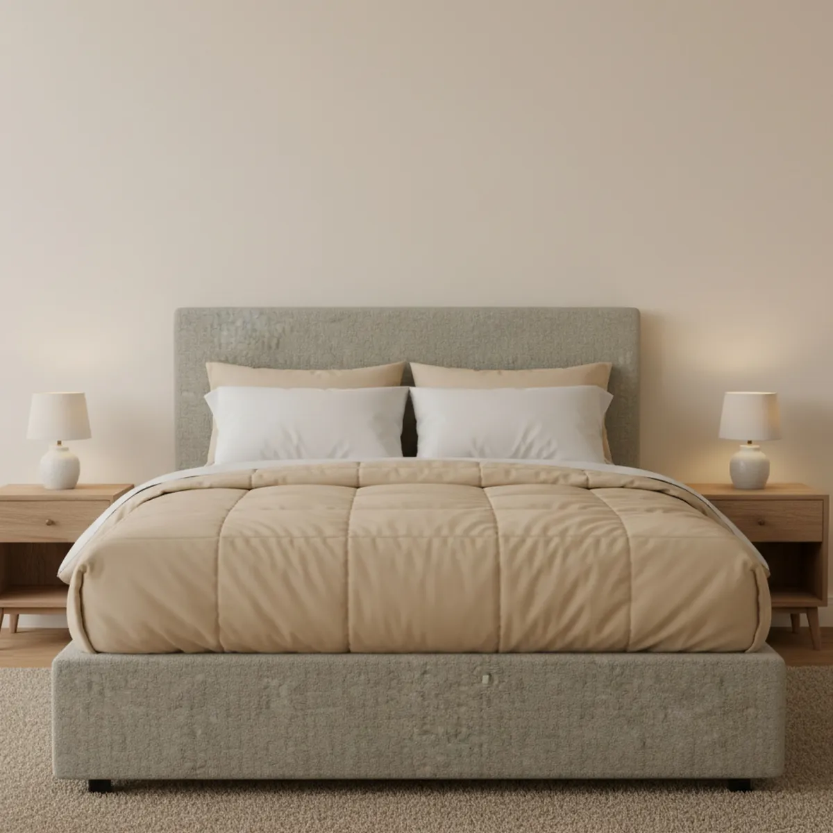 Letti Piazza E Mezza|Letti Piazza E Mezza > Dmora Letto Piazza e Mezza Grigio Sfoderabile Contenitore, Dimensione Materasso 120x190 cm - Ciconio Grigio Sabbia