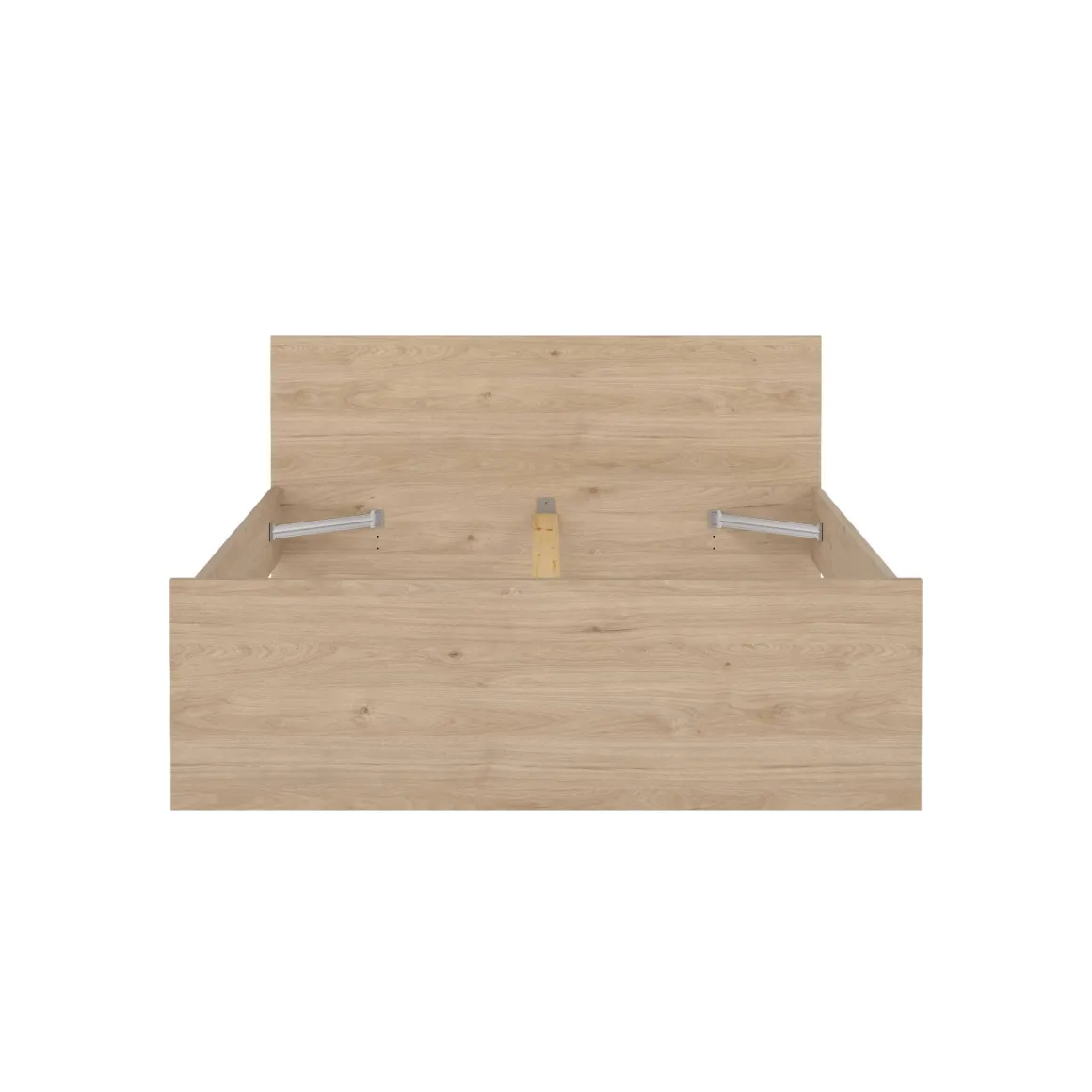 Letto piazza e mezza Gustava, 197x146 h80 cm, Rovere