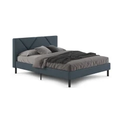 Letto piazza e mezza Hemera, 120x190 cm, Blu