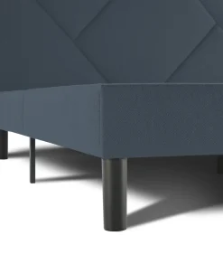 Letti Piazza E Mezza|Letti Piazza E Mezza > Dmora Letto piazza e mezza Hemera, 120x190 cm, Tortora Grigio Tortora