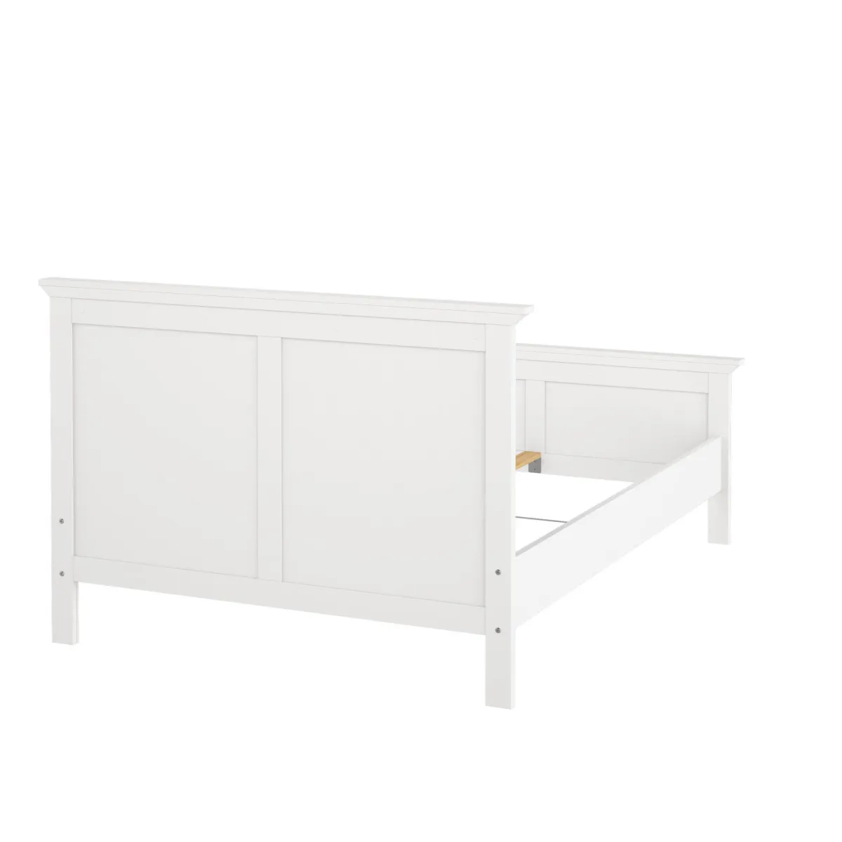 Letti Piazza E Mezza|Letti Piazza E Mezza > Dmora Letto piazza e mezza Umbert, 158x211 h110 cm, Bianco