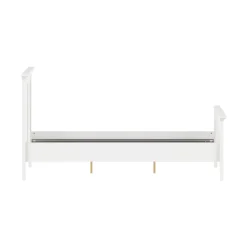 Letti Piazza E Mezza|Letti Piazza E Mezza > Dmora Letto piazza e mezza Umbert, 158x211 h110 cm, Bianco