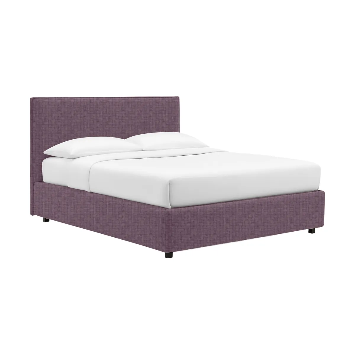 Letti Piazza E Mezza|Letti Piazza E Mezza > Dmora Letto Piazza e Mezza Sfoderabile Contenitore, Dimensione Materasso 120x190 cm - Ciconio Viola Lilla