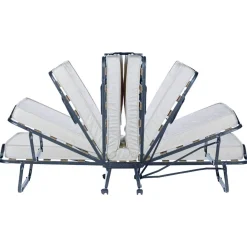 Letto 1 piazza pieghevole con materasso 200x80cm bianco - Aquadolce
