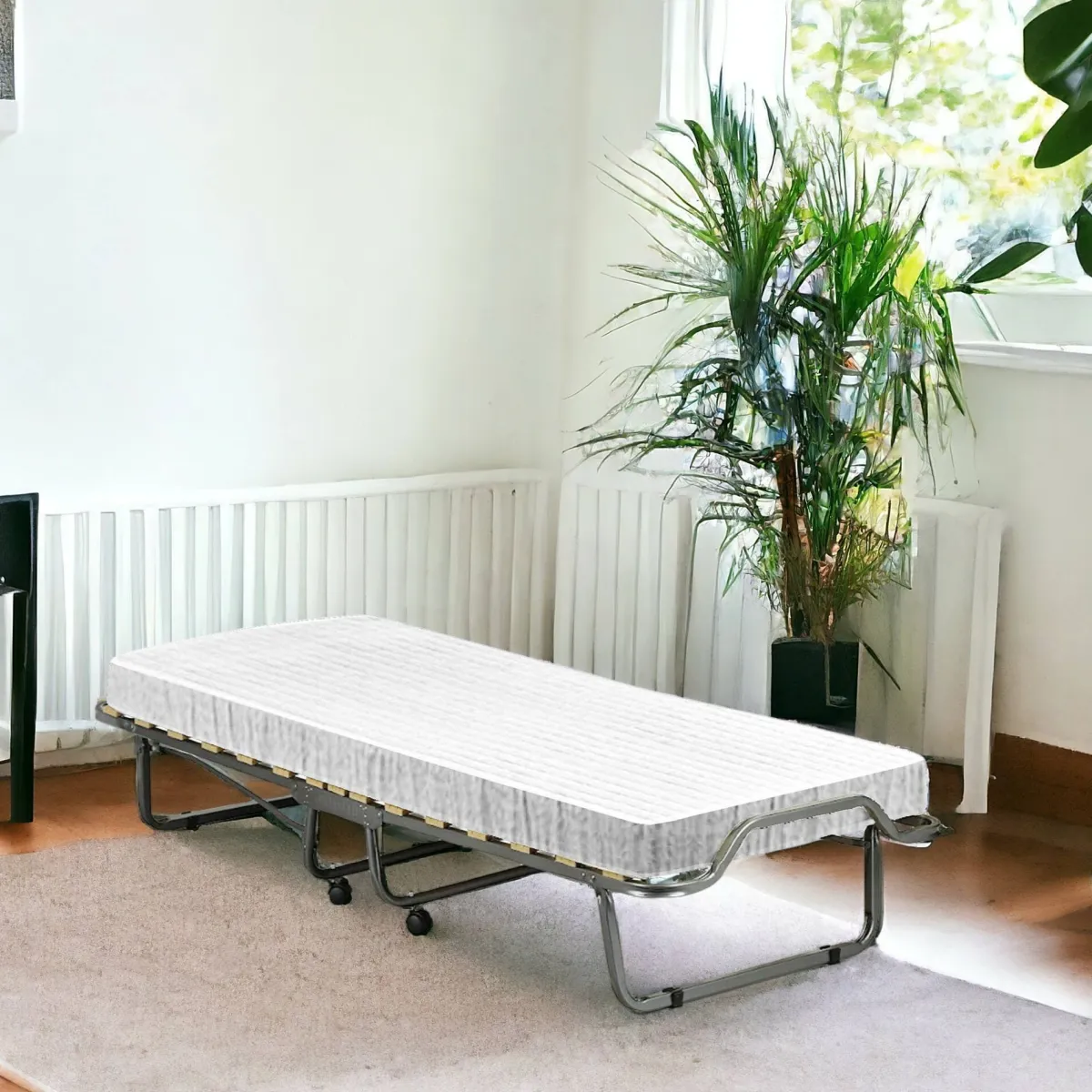 Letti Pieghevoli|Camera Da Letto > Dmora Letto 1 piazza pieghevole 190x80cm - Ace Bianco
