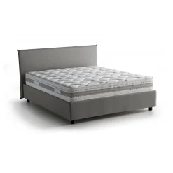 Letti Matrimoniali|Camera Da Letto > Dmora Letto 2 piazze contenitore 175x215cm robusto - Calcite Grigio