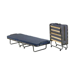 Letti Pieghevoli > Dmora Letto Pieghevole Materasso Incluso Sfoderabile, Dimensione Materasso 80x190x10 cm - Peccioli Blu