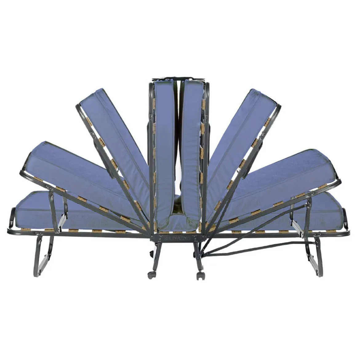 Letto pieghevole Dabambil, 80x190h39 cm, Custodia protettiva su richiesta