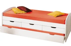 Letto Singolo Bianco Contenitore Dimensione Materasso 90x190 cm, Singolo - Spoltore