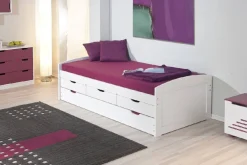 Letto Singolo Bianco Contenitore Dimensione Materasso 90x190 cm, Singolo - Spoltore