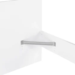 Letto singolo bianco lucido 96x196cm adatto per materasso 190x90 cm - Assar