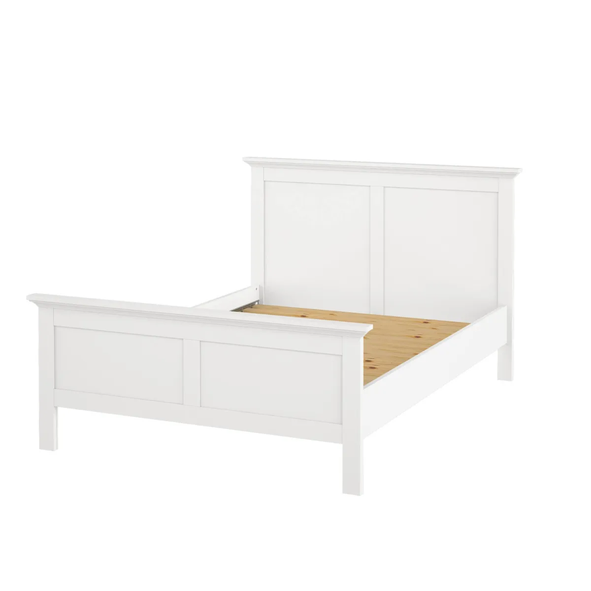 Letti Singoli > Dmora Letto singolo 158x200cm rete inclusa - Arcevia Bianco