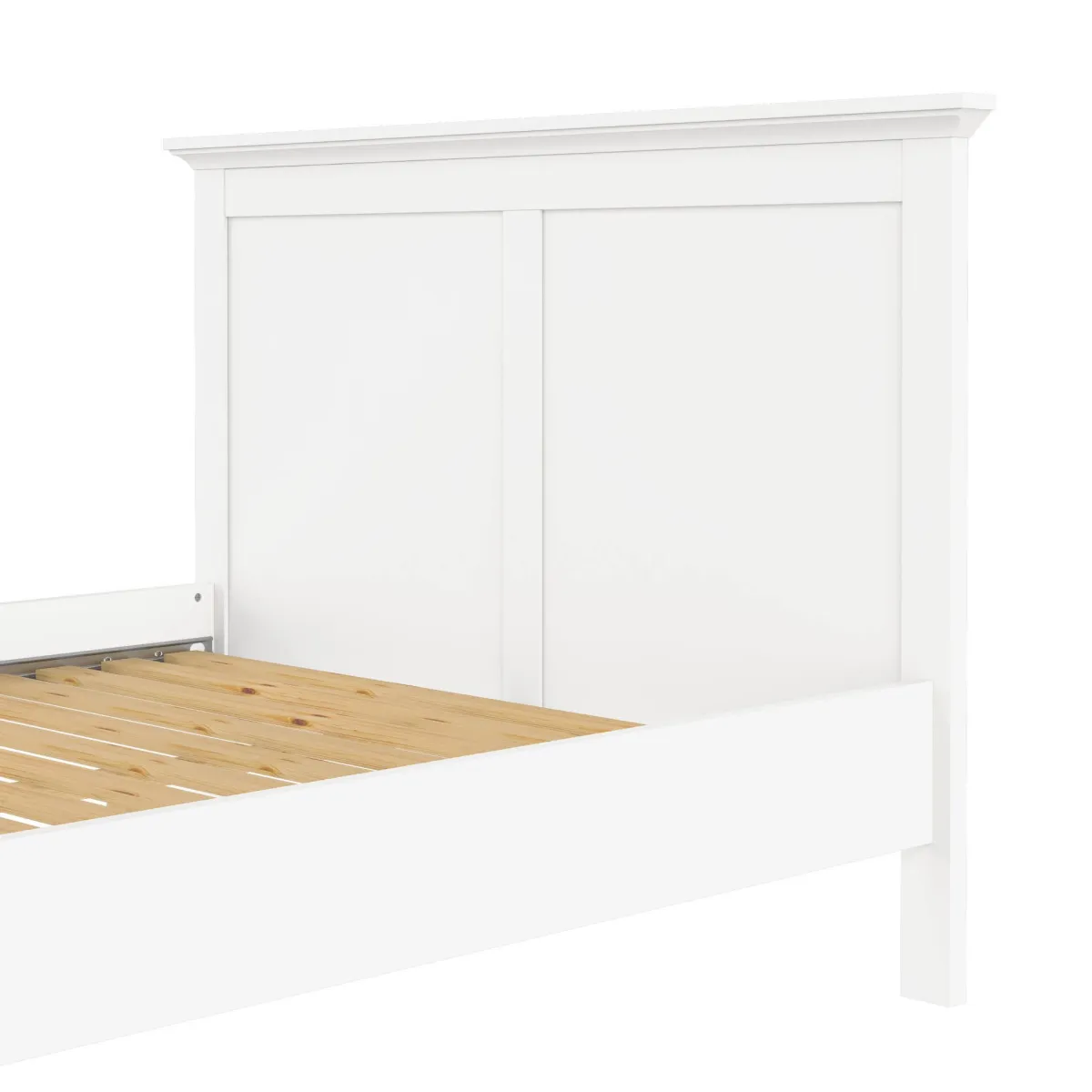 Letti Singoli > Dmora Letto singolo 158x200cm rete inclusa - Arcevia Bianco