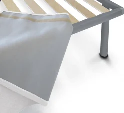 Letto singolo bianco 5x90cm rete inclusa - Accu