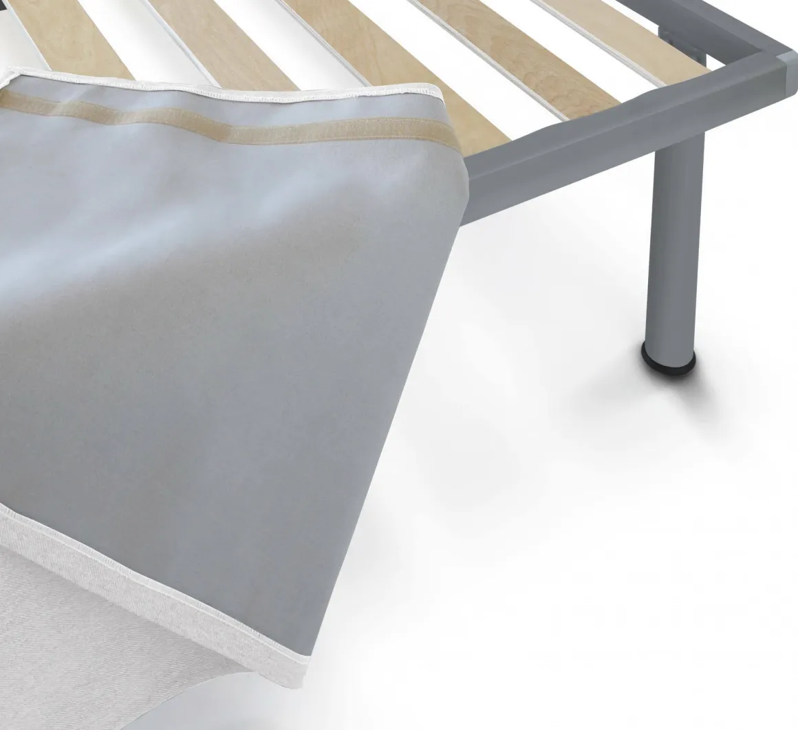 Letto singolo bianco 5x90cm rete inclusa - Accu