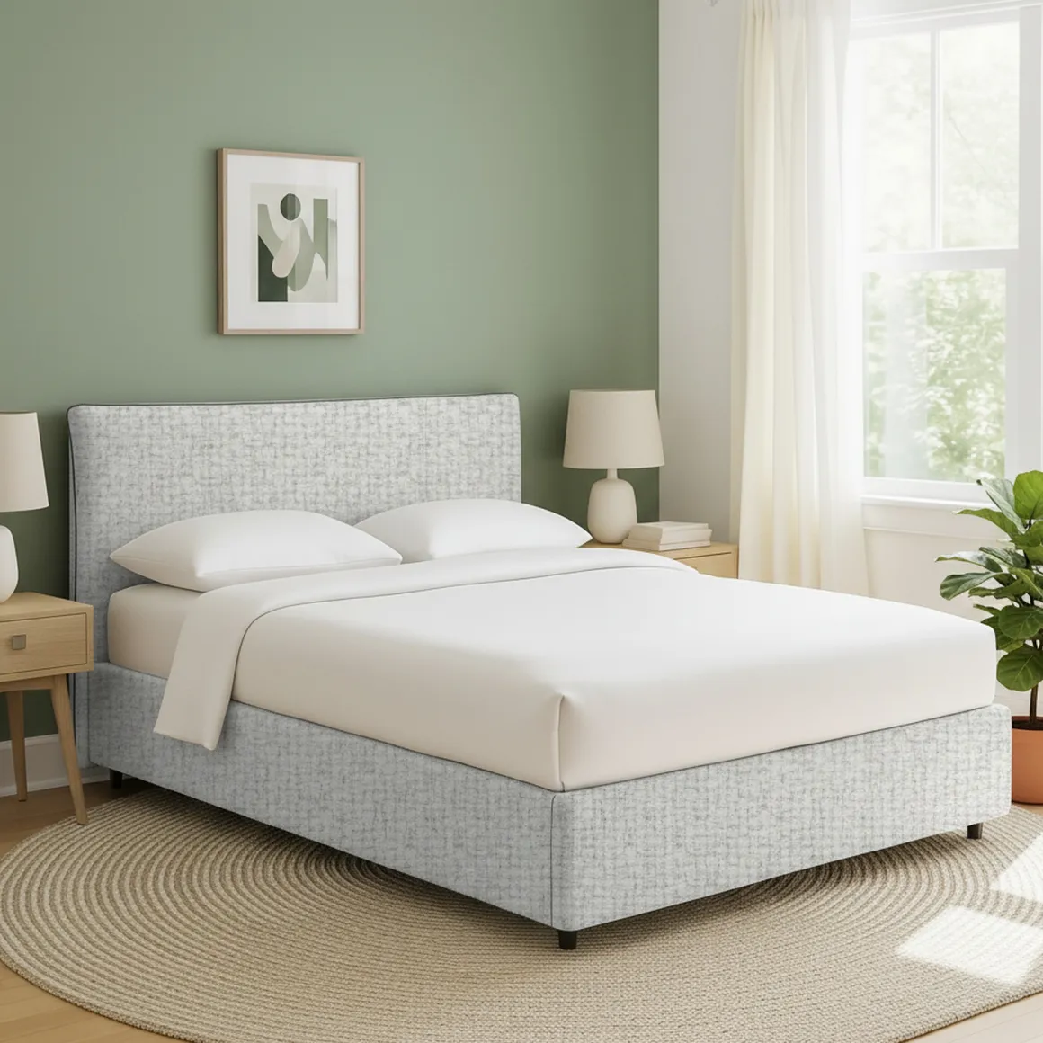 Letto Singolo Grigio Chiaro Sfoderabile Contenitore, Dimensione Materasso 90x200 cm - Carbone