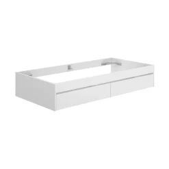 Letti Contenitore|Letti Singoli > Dmora Letto singolo moderno 194x95cm adatto per materasso 90x190 cm - Neki Bianco