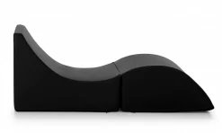 Letti Pieghevoli|Camera Da Letto > Dmora Letto singolo pieghevole design 130x50cm - Arbil Nero