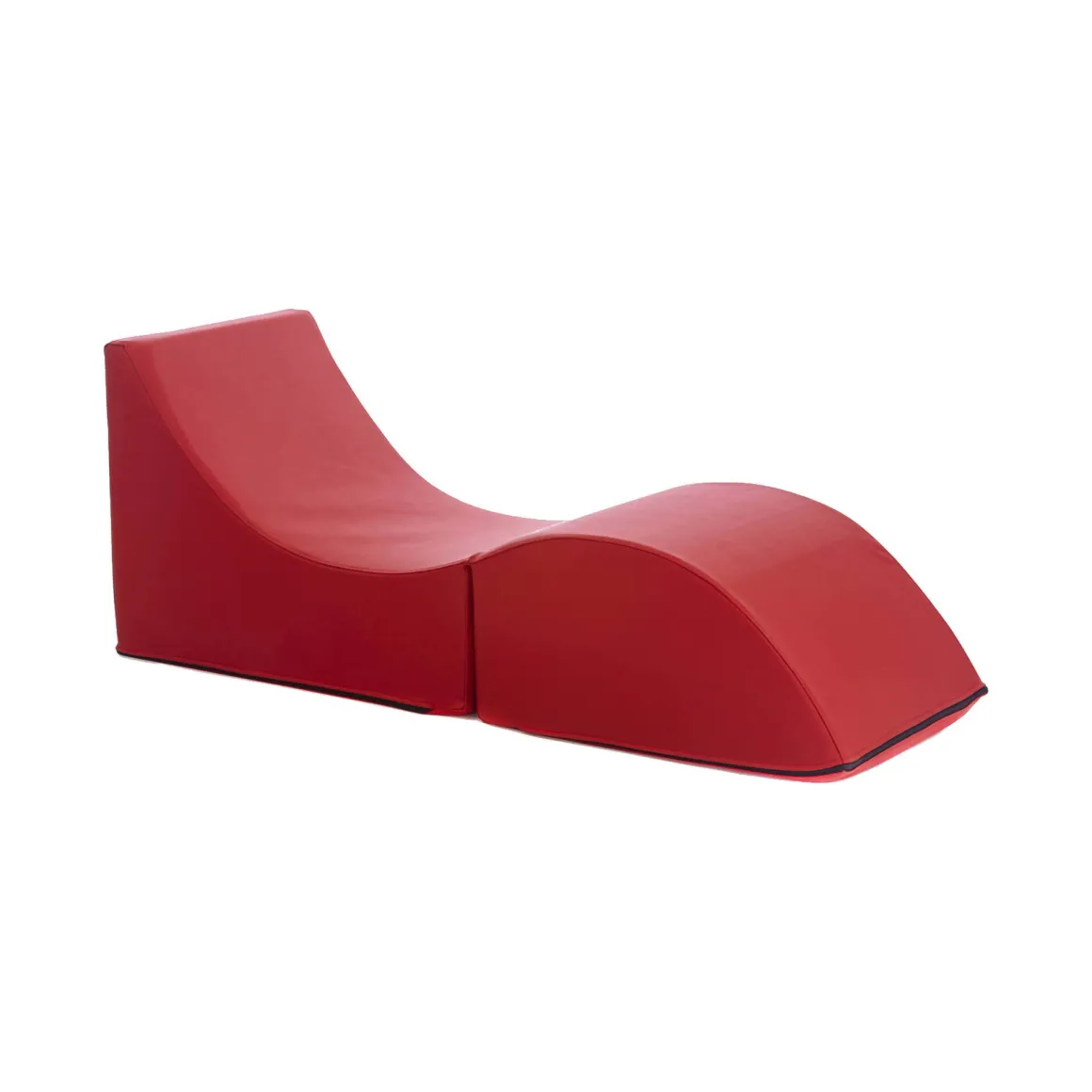 Letto singolo pieghevole 130x50cm rosso - Arbil