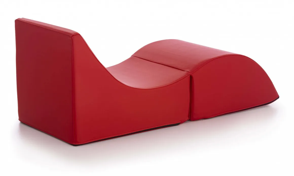 Letto singolo pieghevole 130x50cm rosso - Arbil