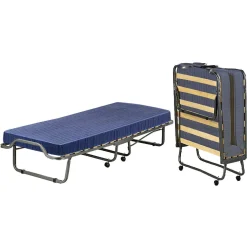 Letti Pieghevoli|Camera Da Letto > Dmora Letto singolo pieghevole 200x80cm - Aquadolce Bianco