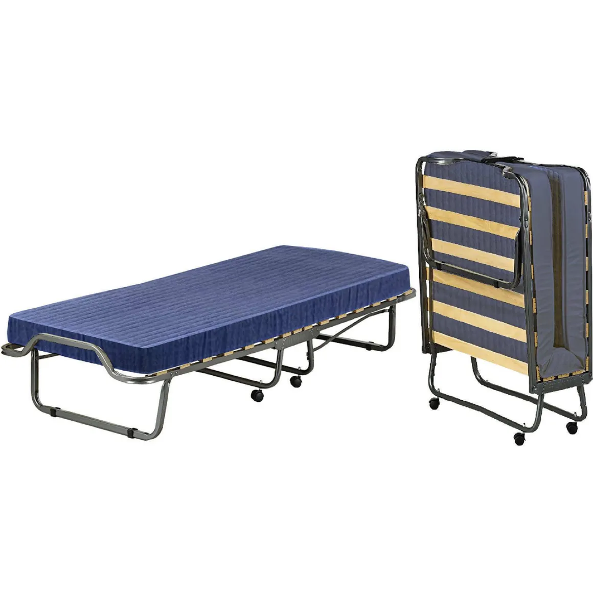 Letto singolo pieghevole 190x80cm blu - Antonietto