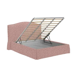 Letto Singolo Rosa Sfoderabile Contenitore, Dimensione Materasso 90x200 cm - Copparo