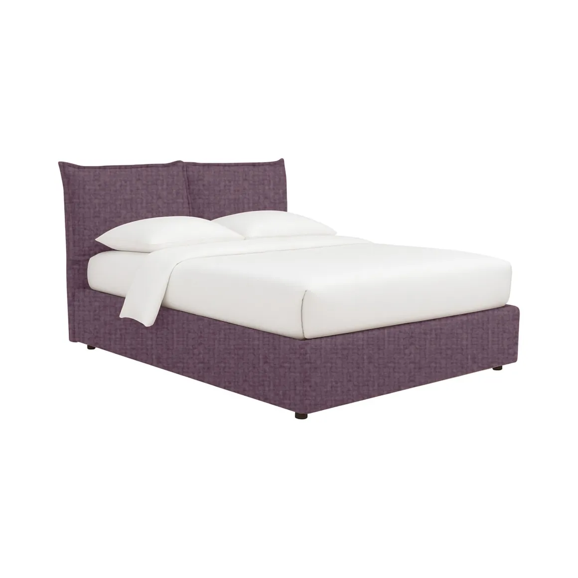 Letti Contenitore|Letti Singoli > Dmora Letto Singolo Sfoderabile Contenitore, Dimensione Materasso 90x190 cm - Sinio Viola Lilla