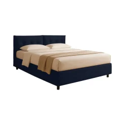 Letti Contenitore|Letti Singoli > Dmora Letto Singolo Sfoderabile Contenitore, Dimensione Materasso 90x190 cm - Supino Viola Scuro