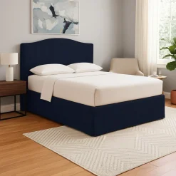 Letti Contenitore|Letti Singoli > Dmora Letto Singolo Sfoderabile Contenitore, Dimensione Materasso 90x200 cm - Iudica Viola Scuro