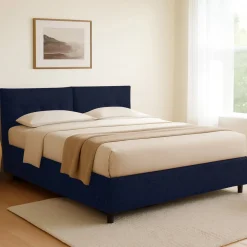 Letti Contenitore|Letti Singoli > Dmora Letto Singolo Sfoderabile Contenitore, Dimensione Materasso 90x200 cm - Oncino Viola Scuro