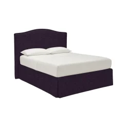 Letti Contenitore|Letti Singoli > Dmora Letto Singolo Sfoderabile Contenitore, Dimensione Materasso 90x200 cm - Iudica Viola