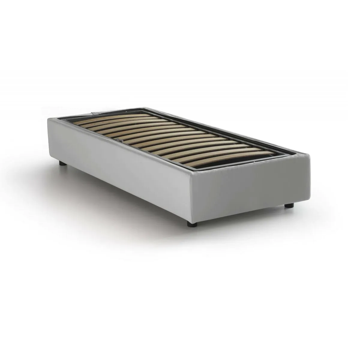 Letti Singoli|Letti Contenitore > Dmora Letto una piazza con contenitore 95x215 - Boudicca Blu