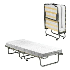 Letti Pieghevoli|Camera Da Letto > Dmora Letto una piazza pieghevole 80x32cm - Akai Bianco