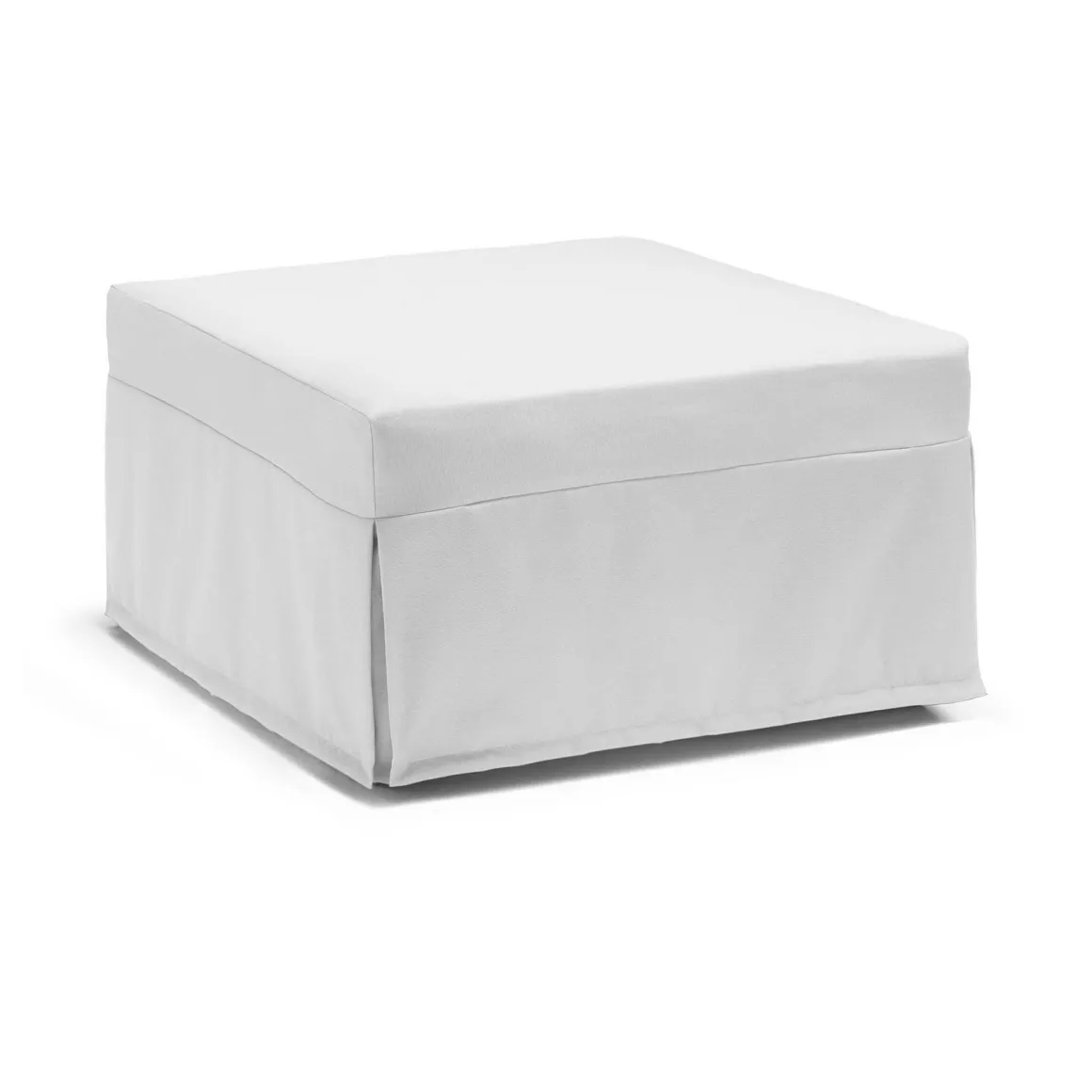 Letto una piazza pieghevole 80x80cm bianco - Abak