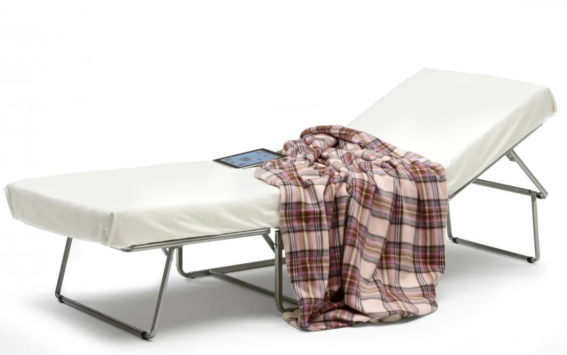 Letto una piazza pieghevole 80x80cm panna - Abak