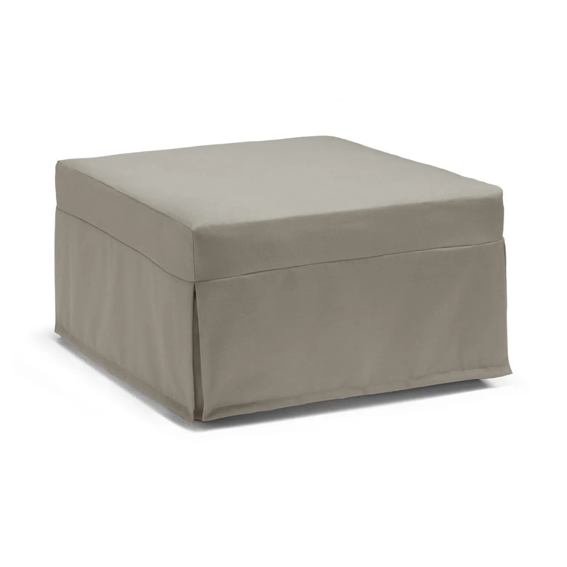 Letto una piazza pieghevole 80x80cm tortora - Abak