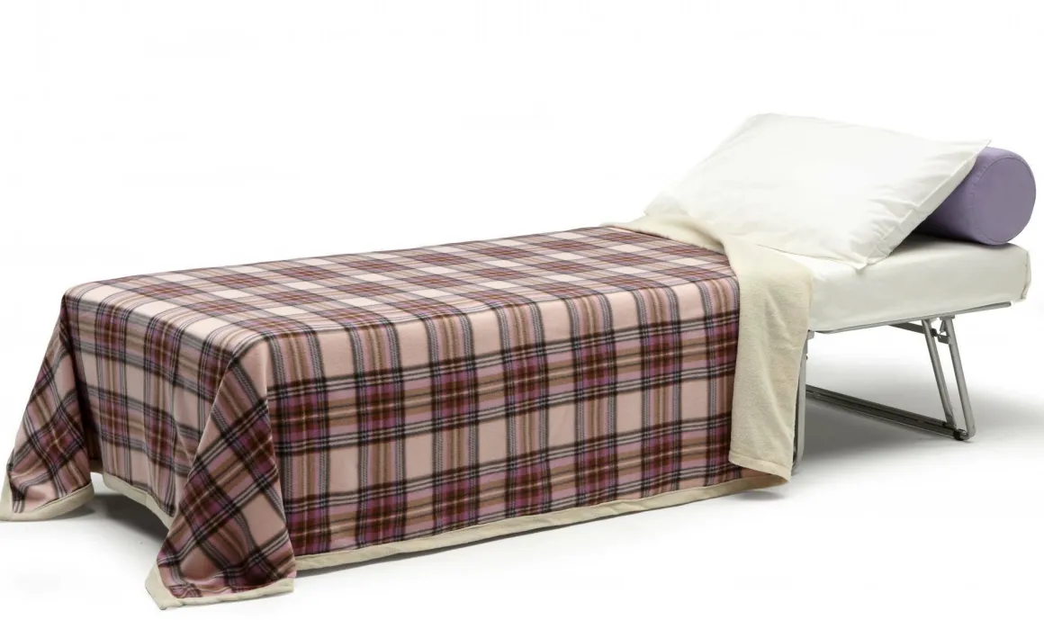 Letto una piazza pieghevole 80x80cm tortora - Abak