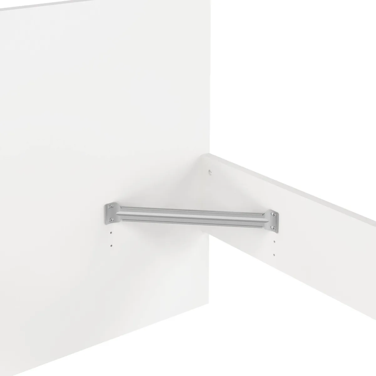 Letti Singoli > Dmora Letto un posto 96x196cm adatto per materasso 90x190 cm - Assar Bianco
