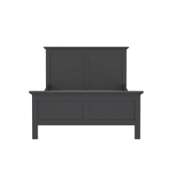 Letto un posto grigio 158x200cm rete inclusa - Arcevia