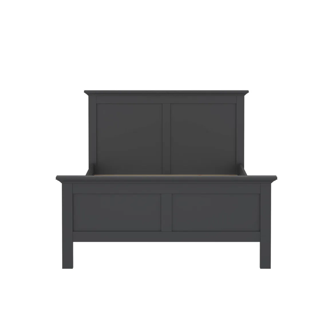 Letto un posto grigio 158x200cm rete inclusa - Arcevia