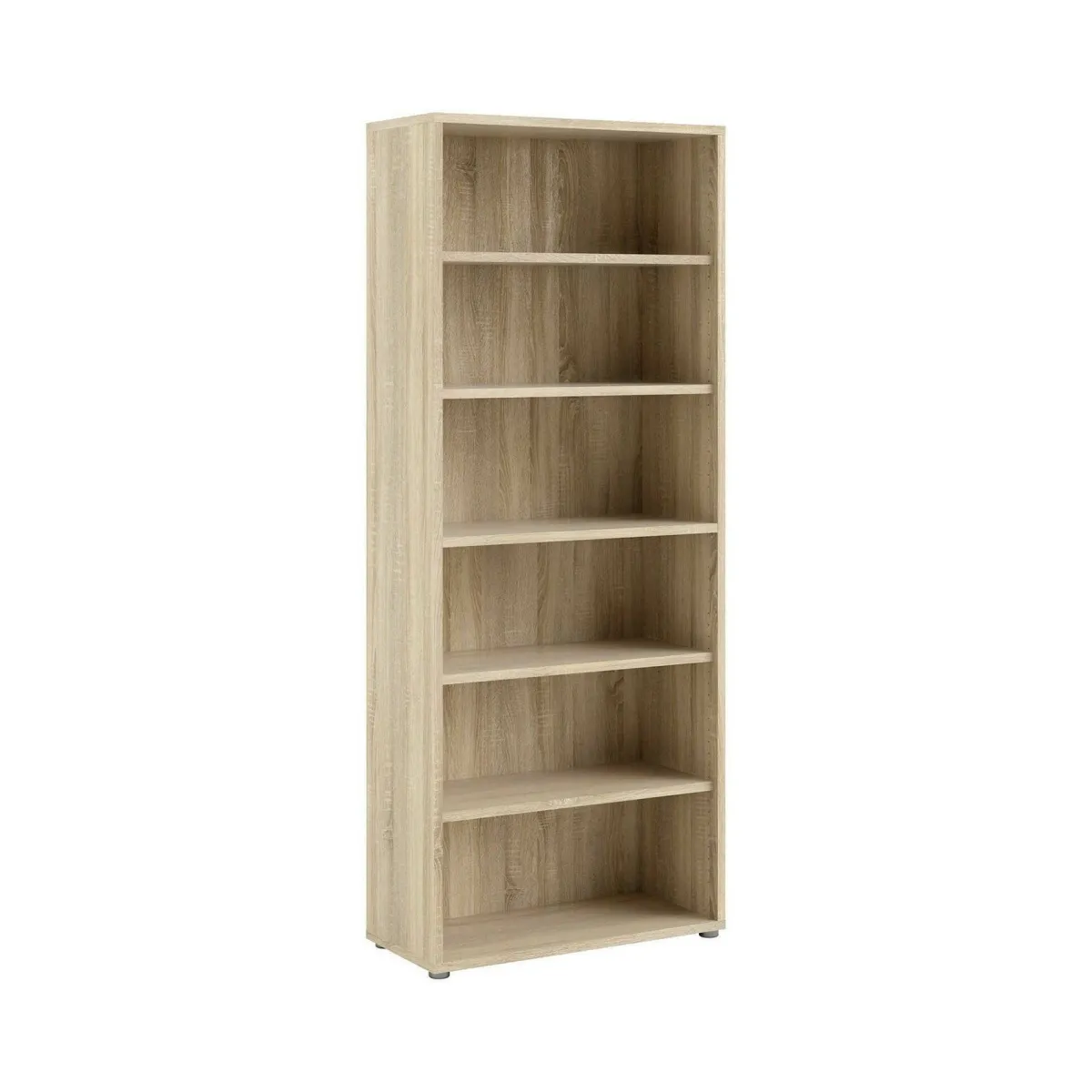 Librerie > Dmora Libreria alta in legno 89x221h cm - Armon Marrone Quercia