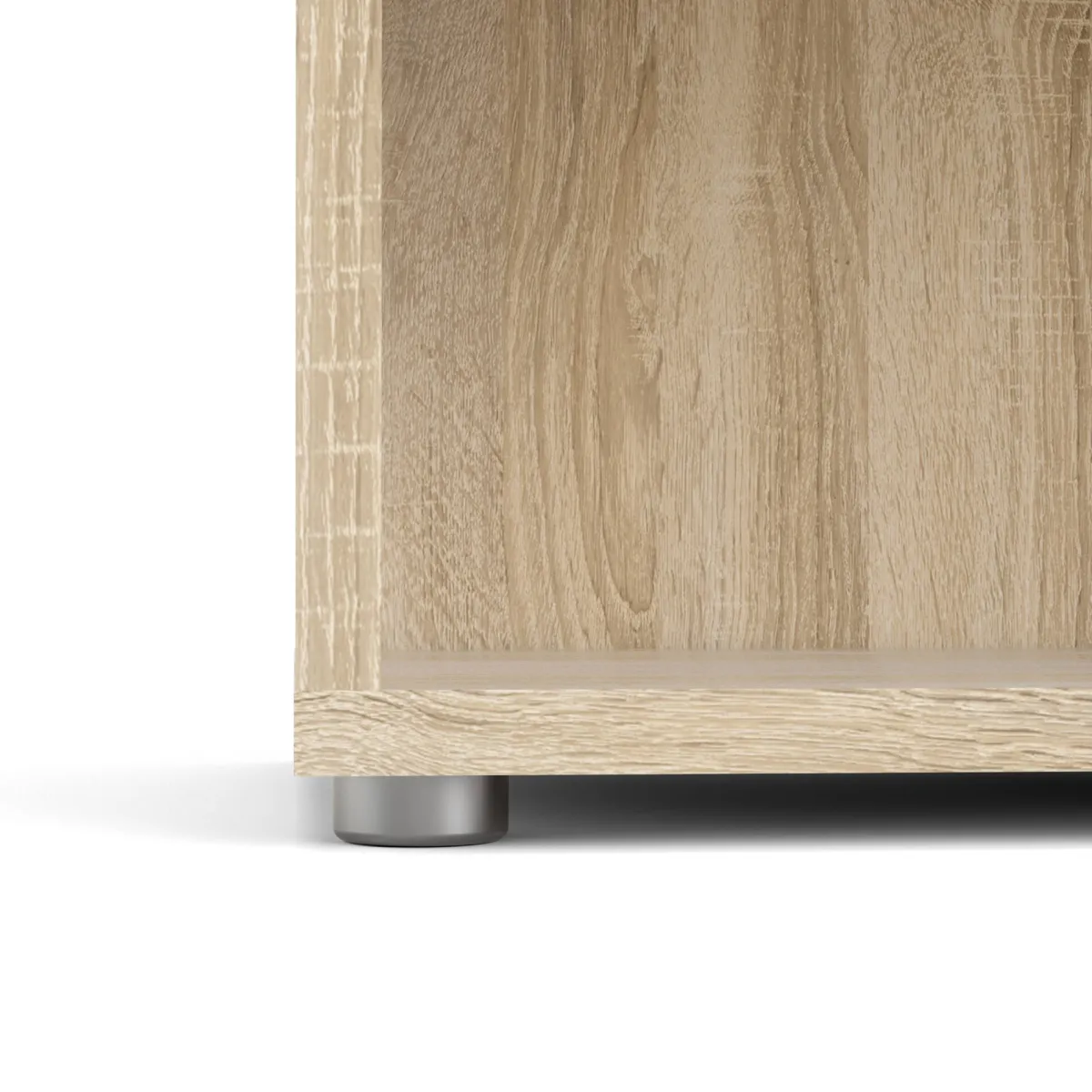 Librerie > Dmora Libreria alta in legno 89x221h cm - Armon Marrone Quercia