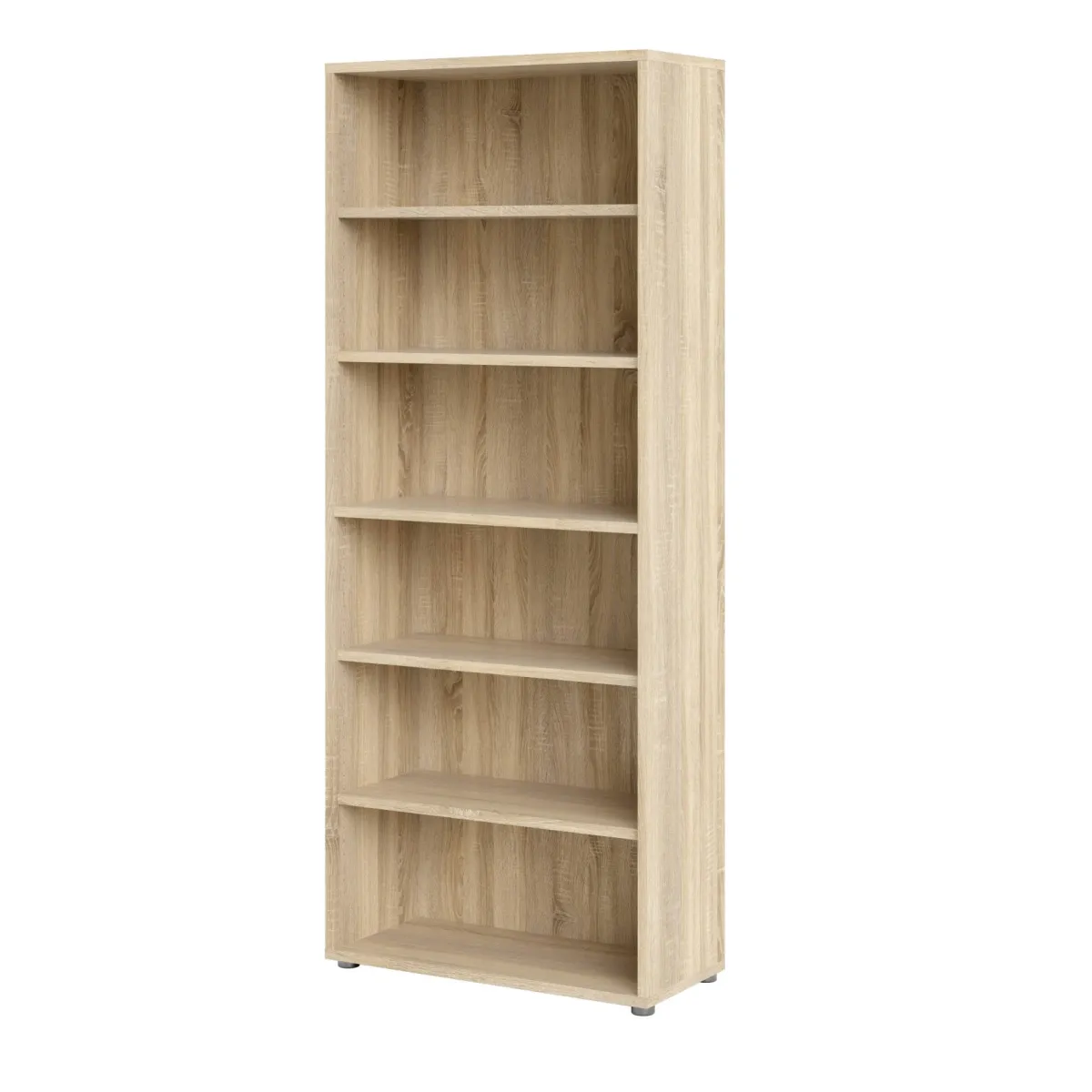Librerie > Dmora Libreria alta in legno 89x221h cm - Armon Marrone Quercia