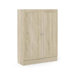 Libreria 2 ante quercia 79x107h cm - Sanba
